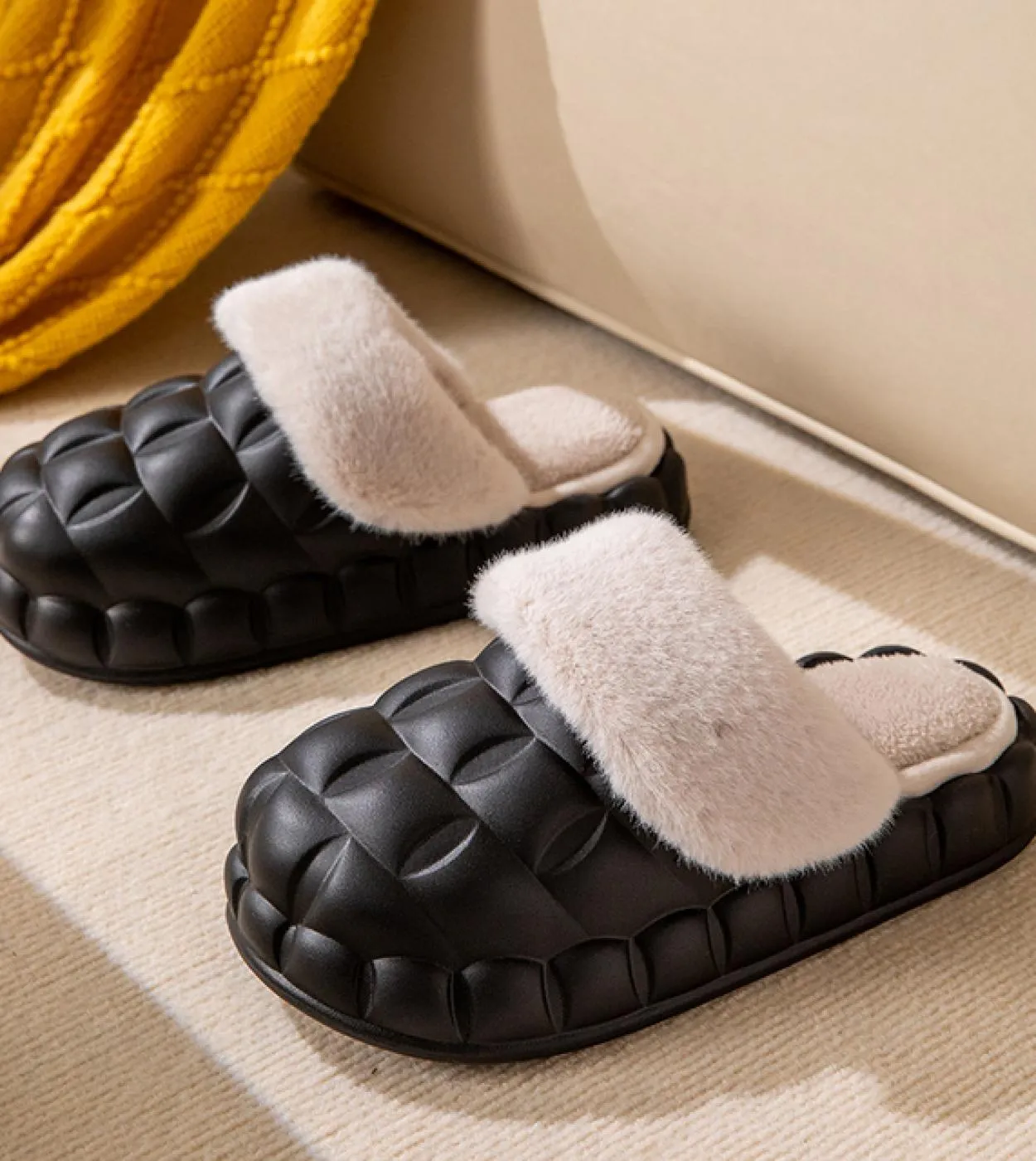 2022 nuove pantofole pantofole da casa da donna pantofole calde scarpe da casa in pelliccia invernale da donna pantofole da donn