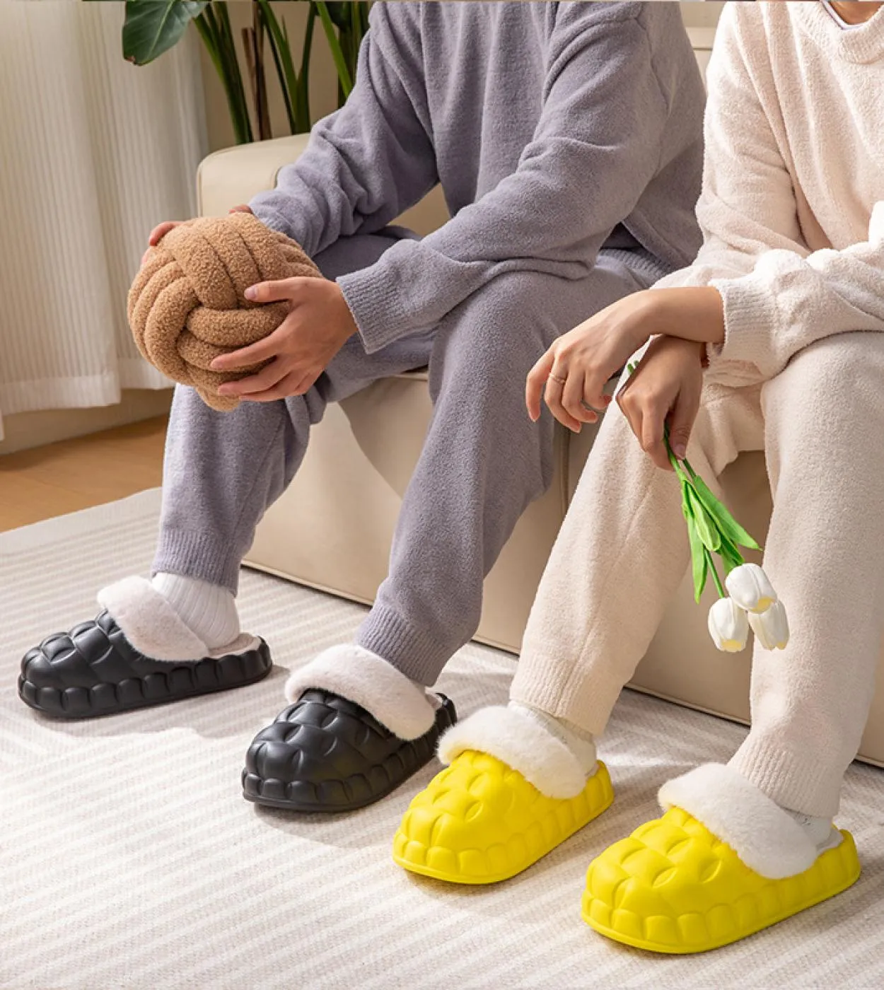 2022 nuove pantofole pantofole da casa da donna pantofole calde scarpe da casa in pelliccia invernale da donna pantofole da donn