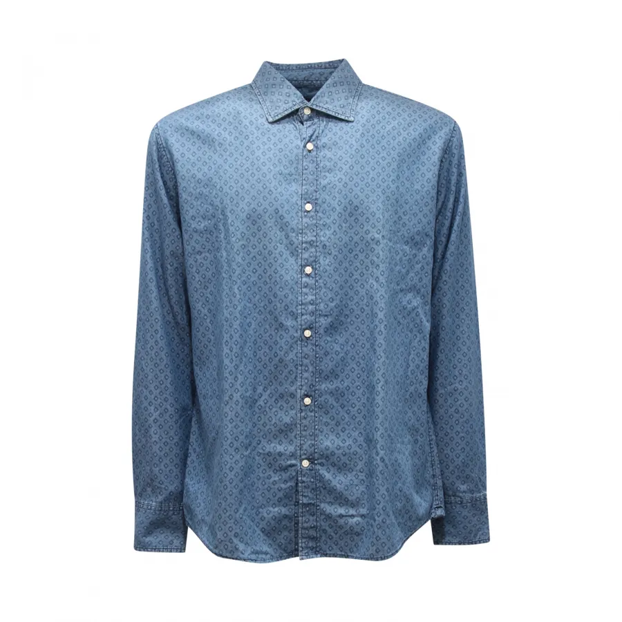 3429AR camicia uomo DEPERLU ADAM man shirt delavè blue