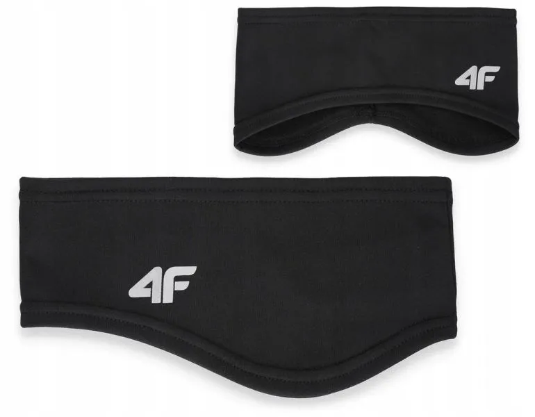 4F FASCIA TESTA RUNNING Black in tessuto termico