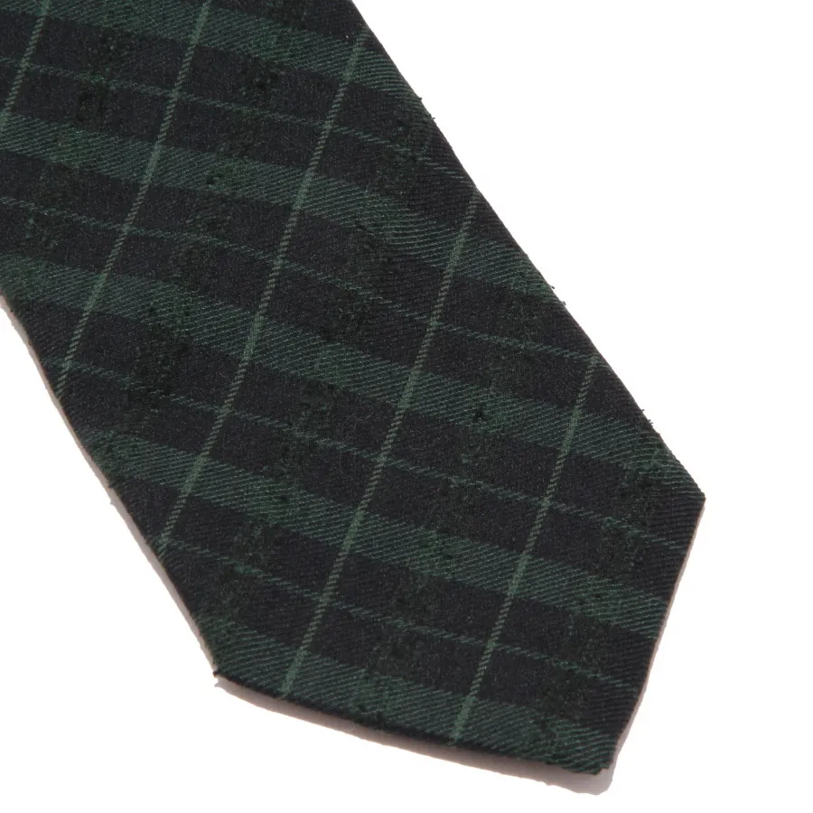 8918J cravatta uomo ALTEA green/blue silk/wool ABRADED effect tie men