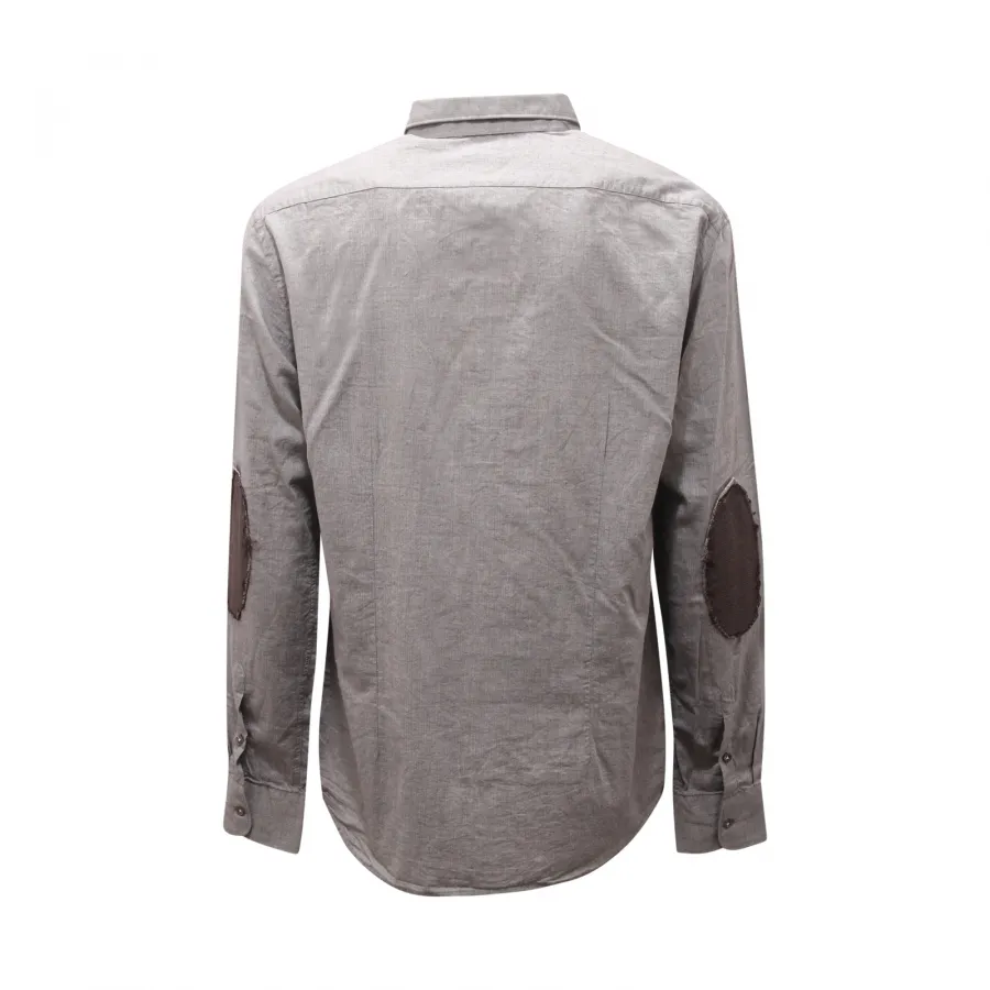 9784AQ camicia uomo AGLINI RICCARDO man shirt grey