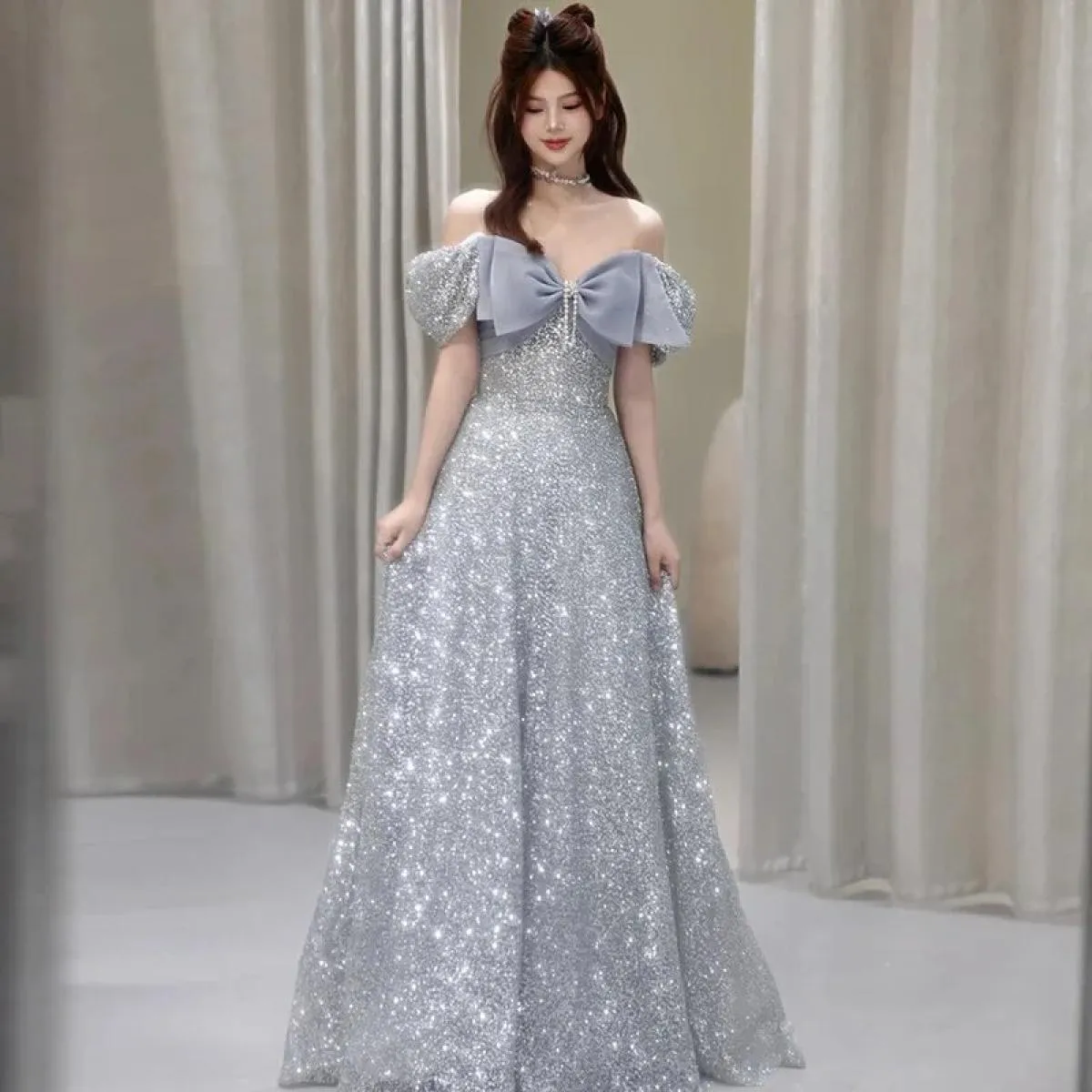 Abito da sera da donna Abito da festa di lusso 2023 per abiti da sposa Abiti lunghi per eventi speciali Abiti da ballo eleganti