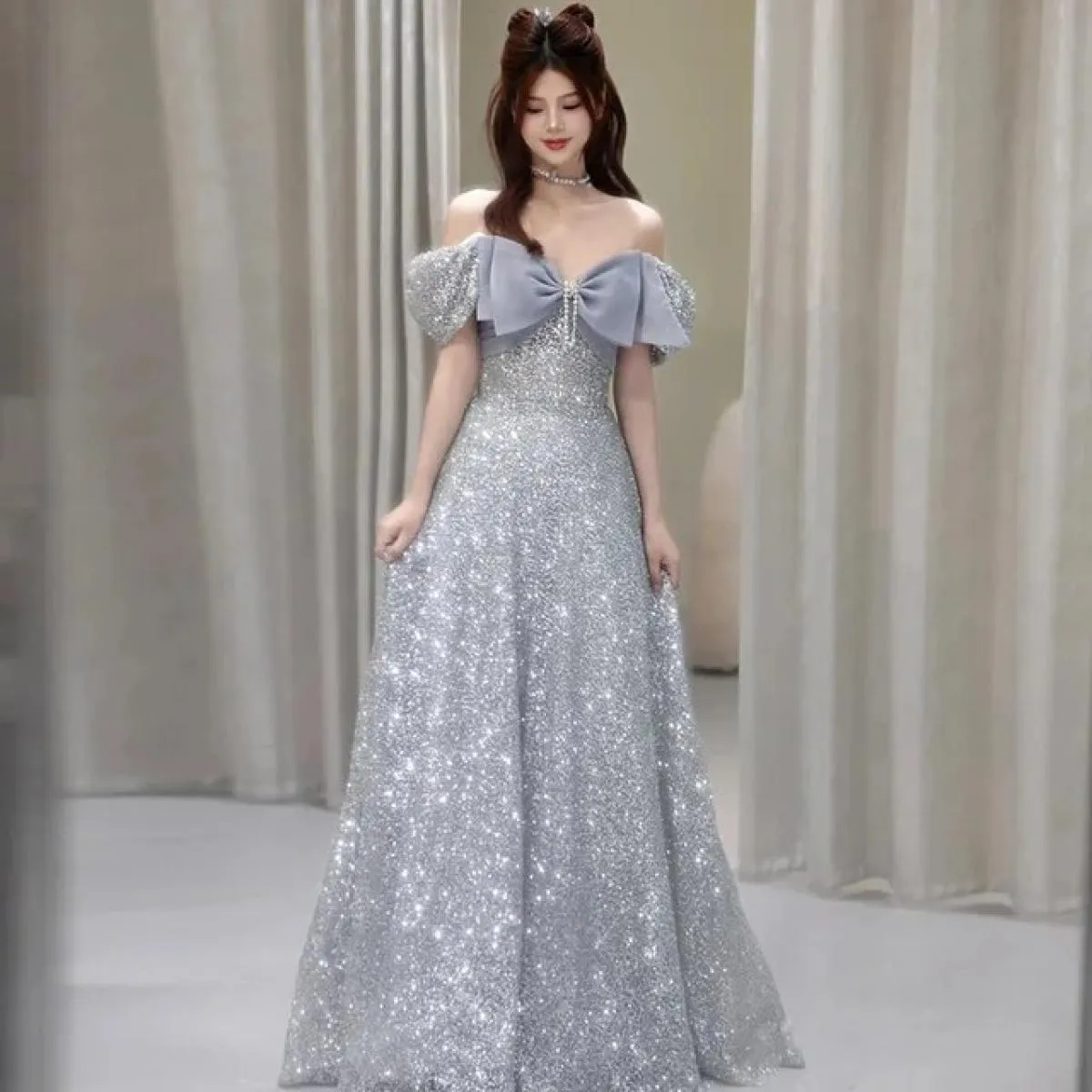 Abito da sera da donna Abito da festa di lusso 2023 per abiti da sposa Abiti lunghi per eventi speciali Abiti da ballo eleganti