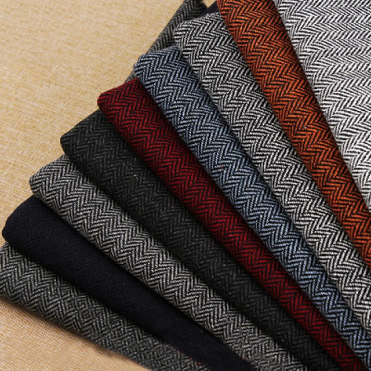Abito da uomo invernale in tweed di lana grigio per matrimonio formale smoking da sposo a spina di pesce moda maschile 3 pezzi (