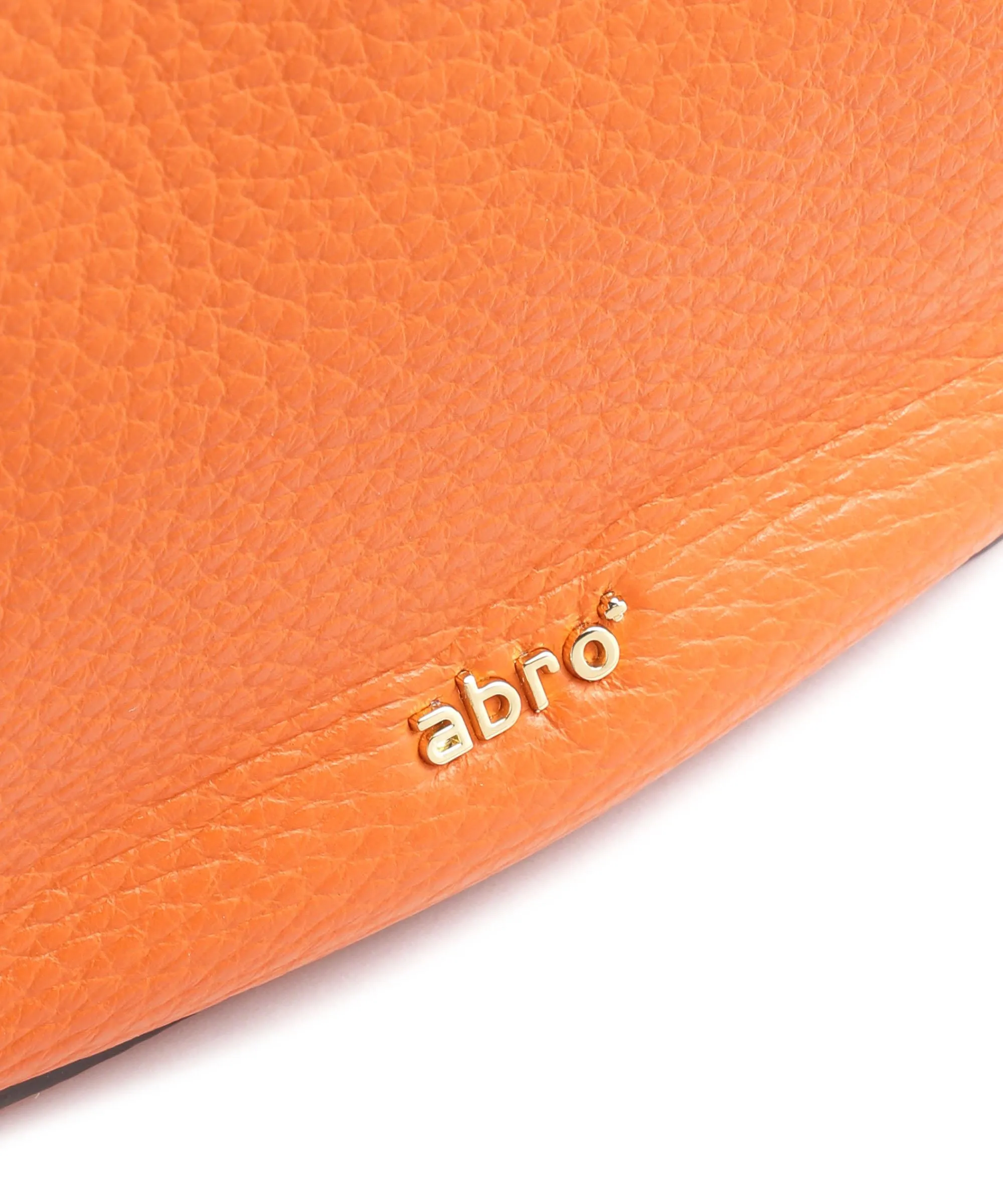  Abro Adria Lulu Borsa a tracolla pelle di vacchetta grana arancio  
