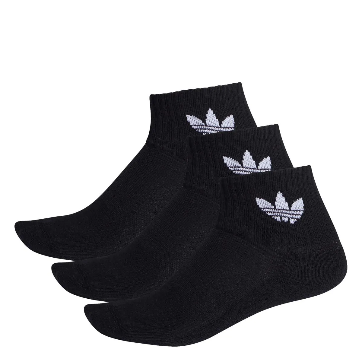 Adidas Calze Mid Ankle 3 Paia Nero Bianco