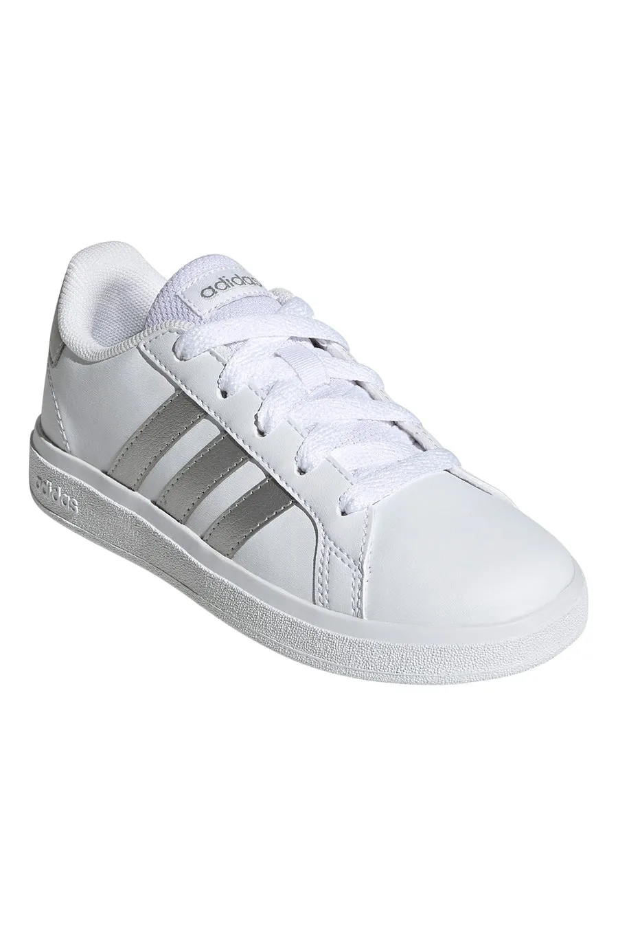   ADIDAS Sneakers Bianche e Argento da Bimbi Adidas Grand Court 2.0 K