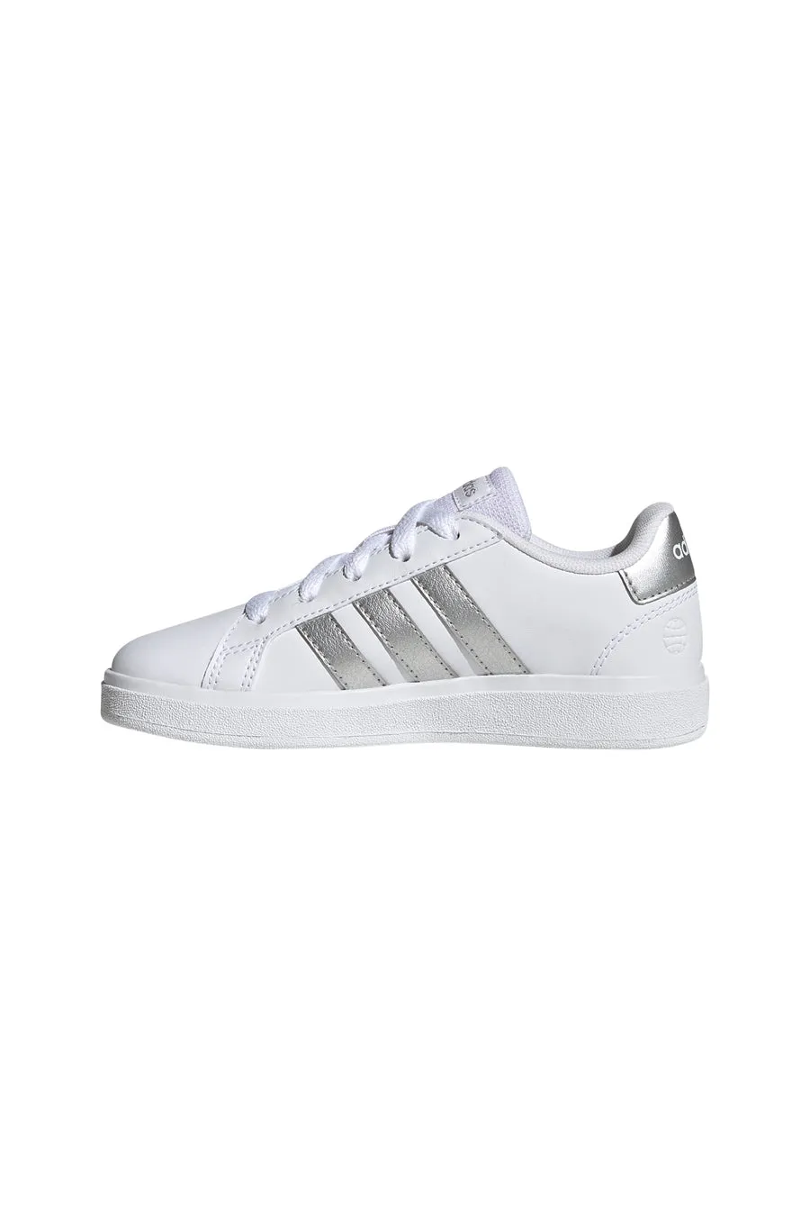   ADIDAS Sneakers Bianche e Argento da Bimbi Adidas Grand Court 2.0 K
