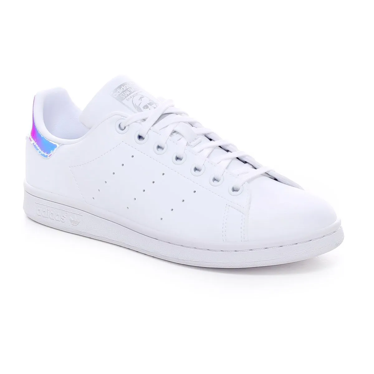 Adidas Stan Smith Primegreen Bambina Bianco Specchiato
