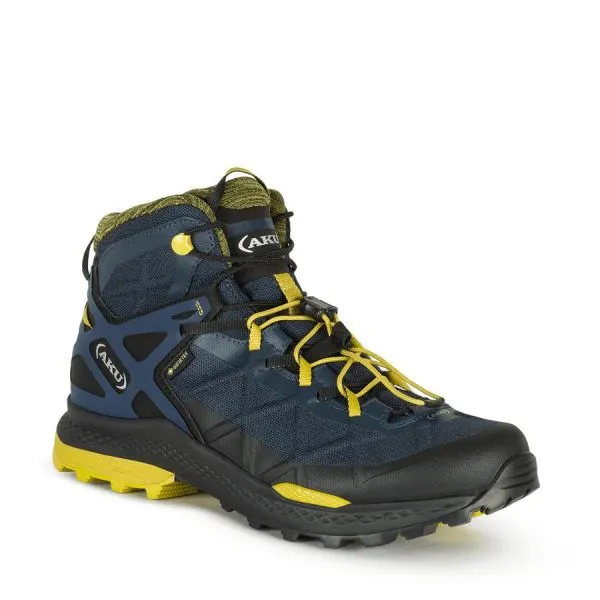 AKU ROCKET MID DFS GTX Blue/Mustard scarpe trekking alte uomo
