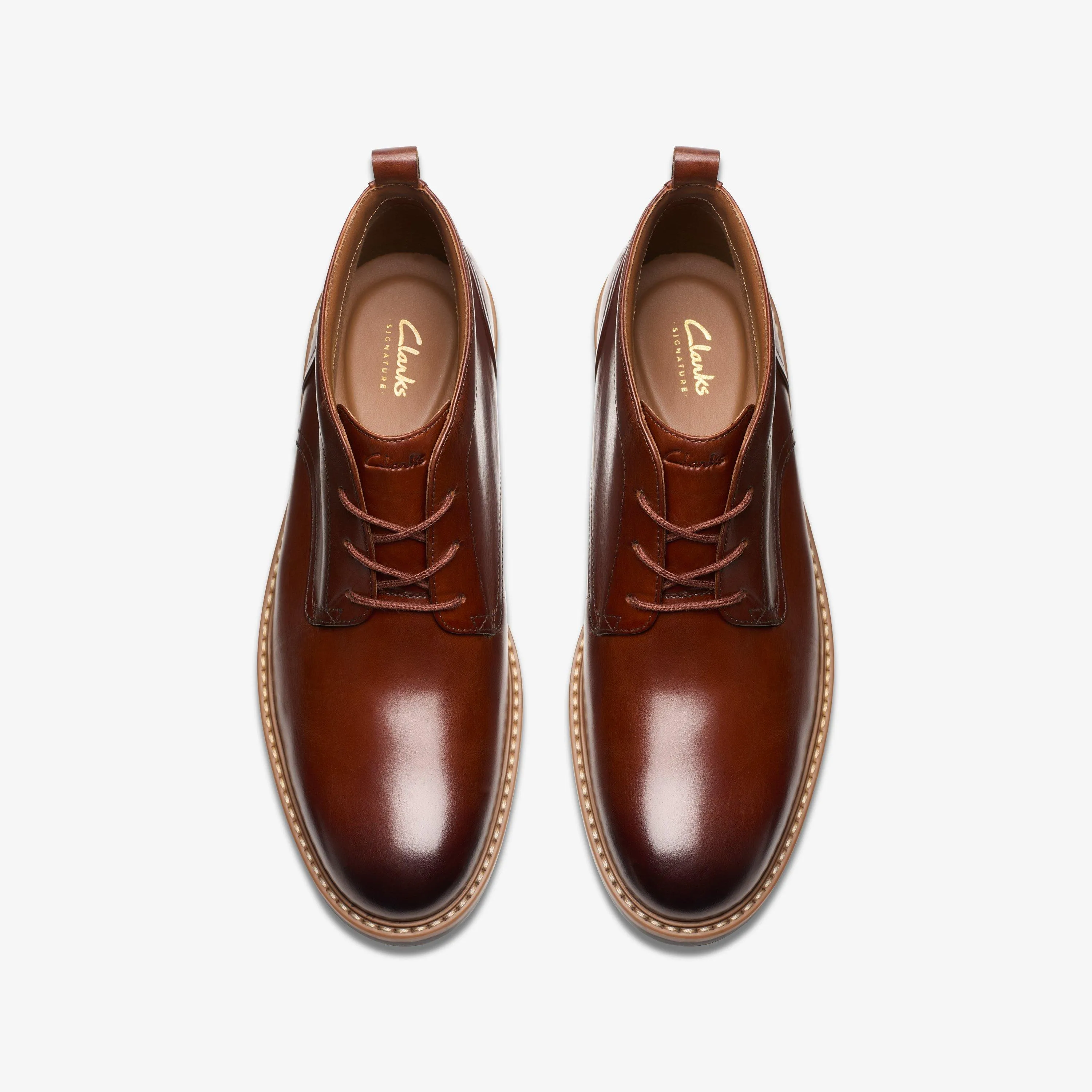 Aldwin Chukka Pelle marrone chiaro