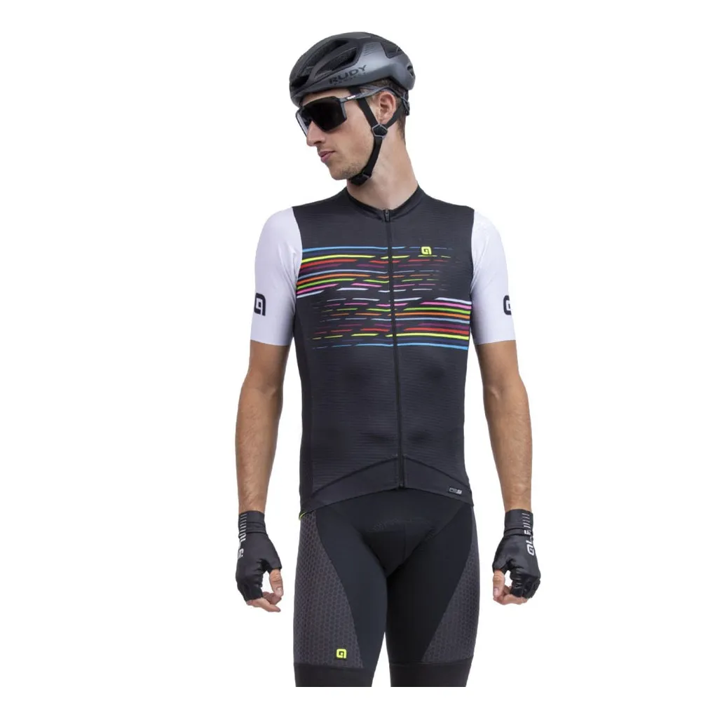 Ale' Maglia Ciclismo Logo Nero Uomo