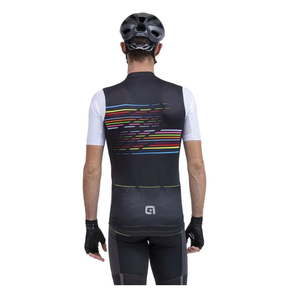 Ale' Maglia Ciclismo Logo Nero Uomo