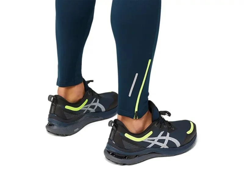 ASICS LITE-SHOW WINTER TIGHT MEN French Blue pantalone running stretch  termico da uomo