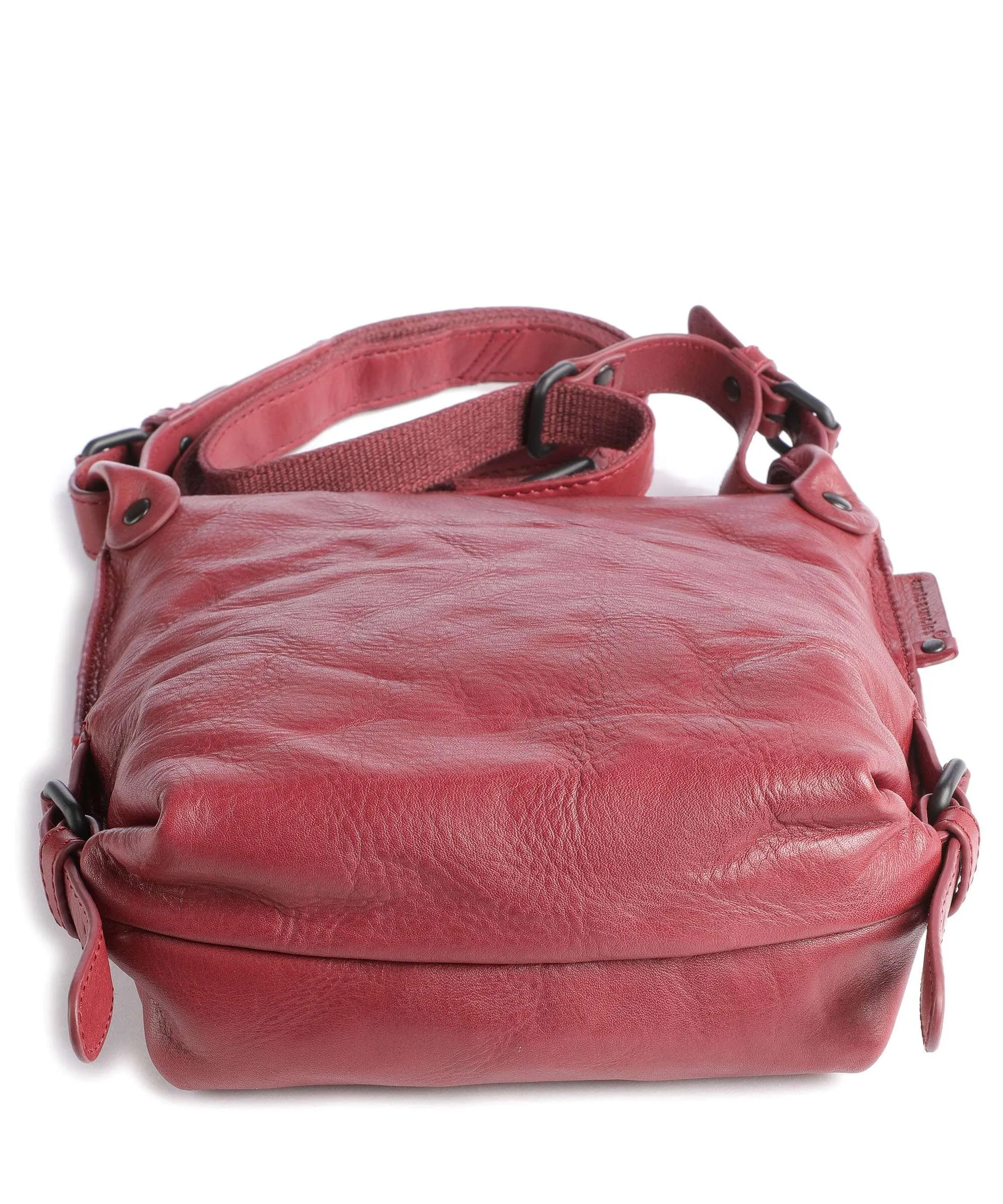  Aunts & Uncles Grandma's Luxury Club Mrs. Chocolate Cookie Borsa a tracolla pelle di vacchetta grana rosso  
