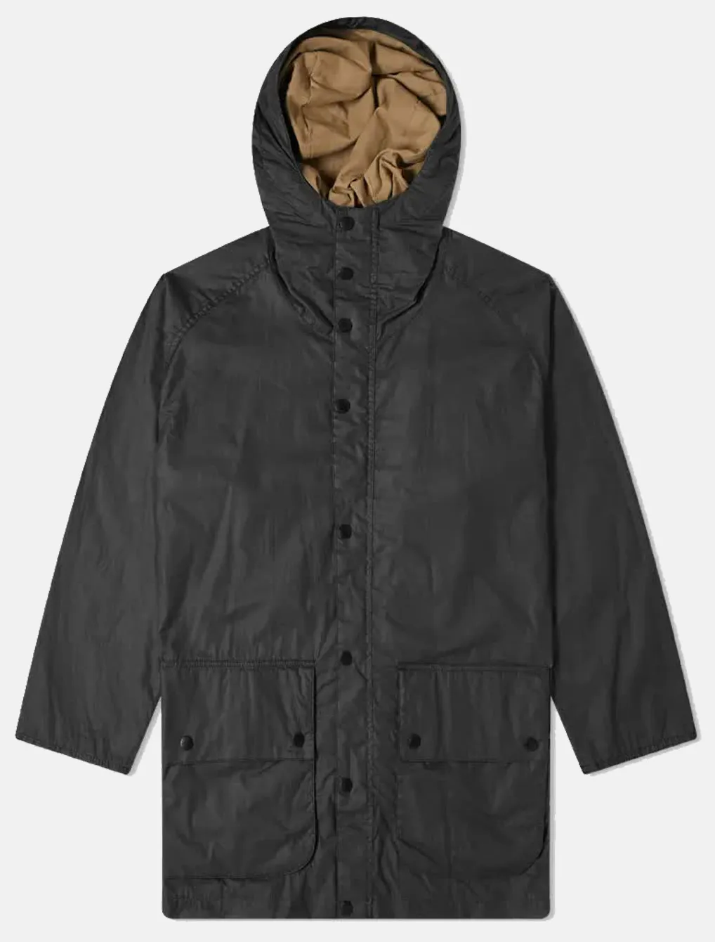 Barbour Hiking Wax Jacket Black – White Label