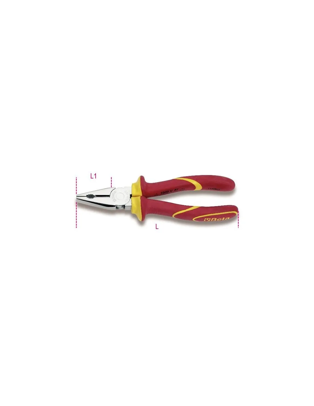 BETA PINZA 1000V UNIVERSALE 1150MQ 160x37mm
