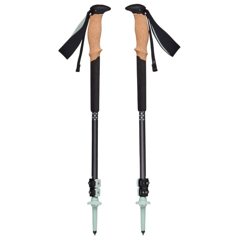 Black Diamond Bastoncini da trekking Pursuit (carbone-verde)