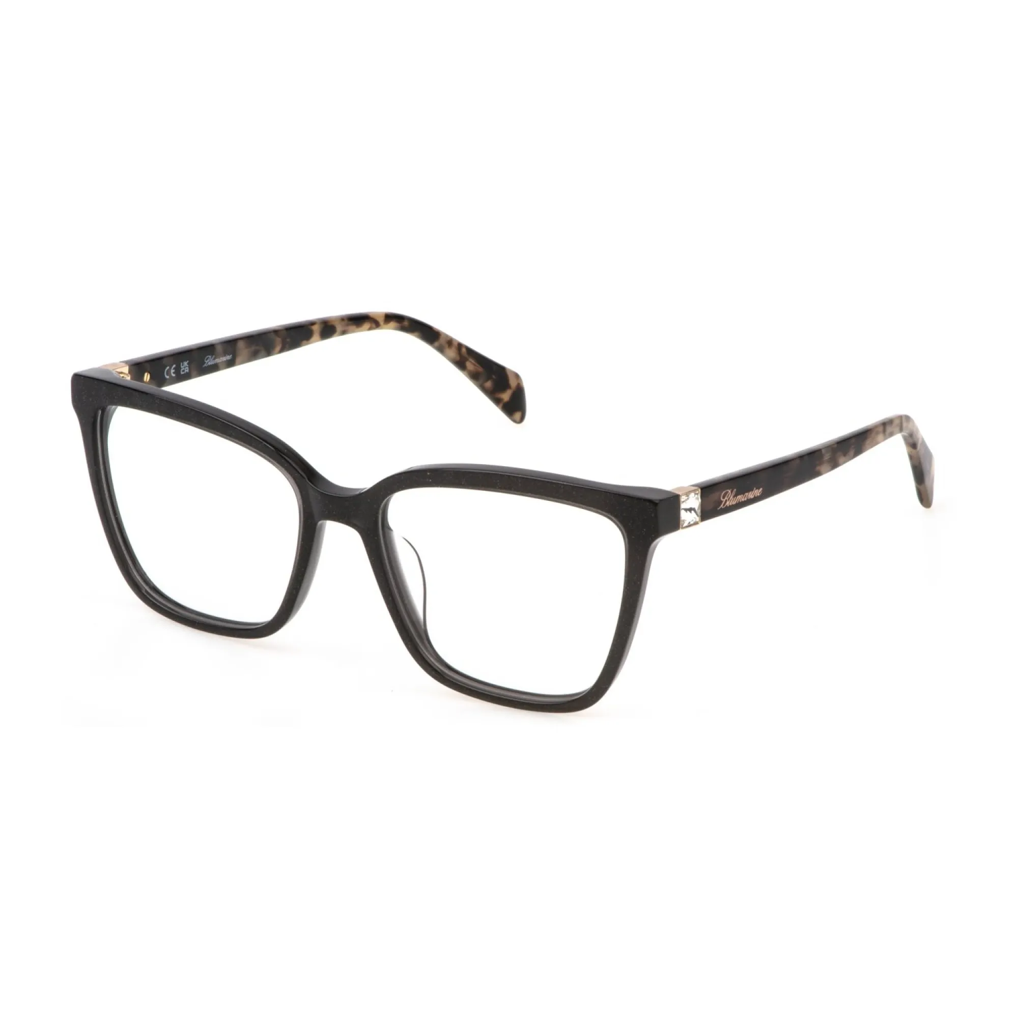   Blumarine VBM855S - 0GBM Grigio Scintillante Lucido | Occhiale Da Vista Donna 