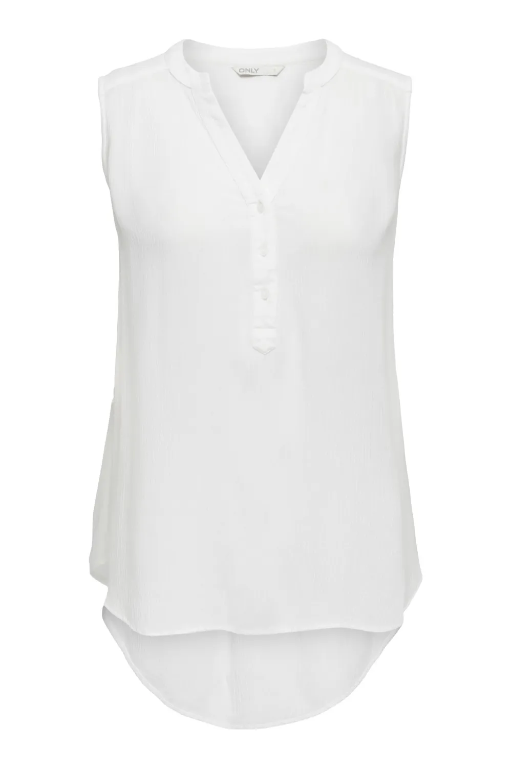 Blusa manica corta Only ONLJETTE LIFE S/L TOP WVN NOOS Bianco
