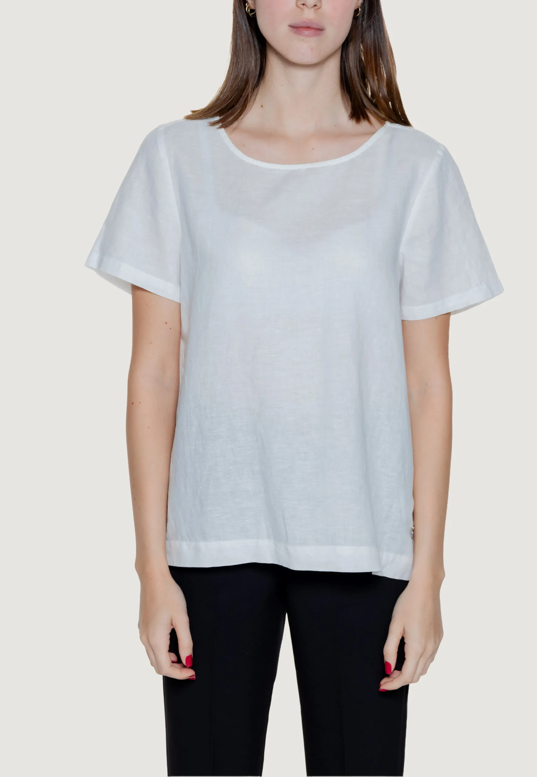 Blusa manica corta Street One  Bianco