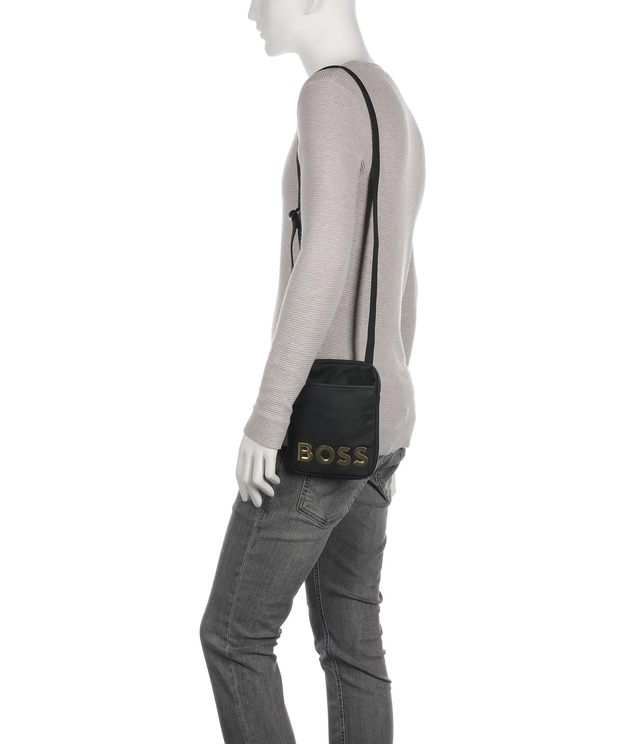  BOSS Holiday Borsa a tracolla poliestere nero  
