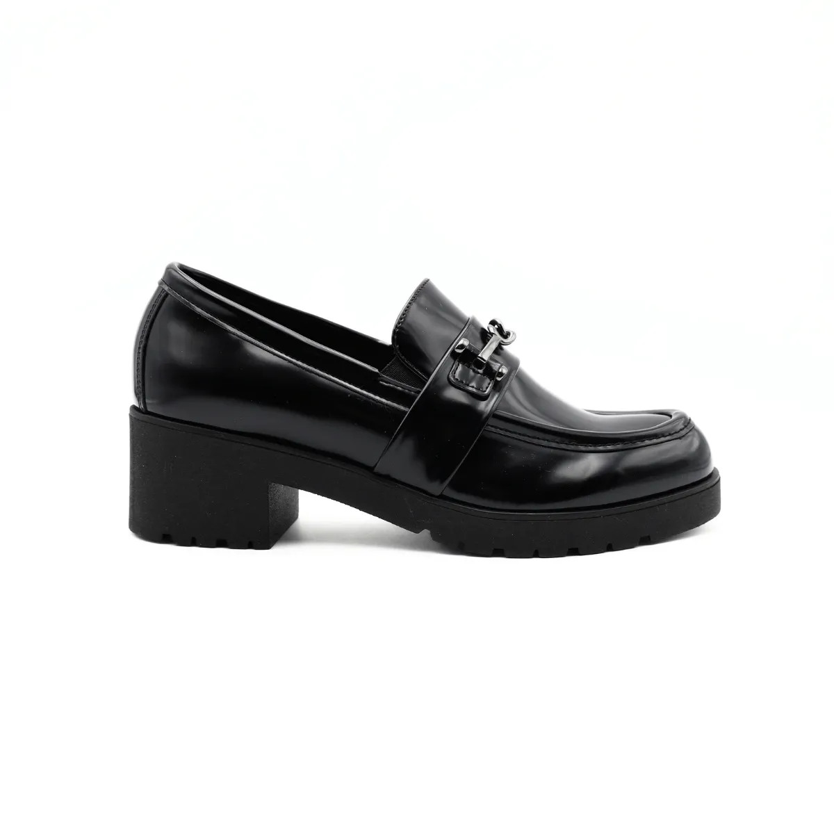 BOTTEGA LOTTI MOCASSINO TACCO 224024 NERO  