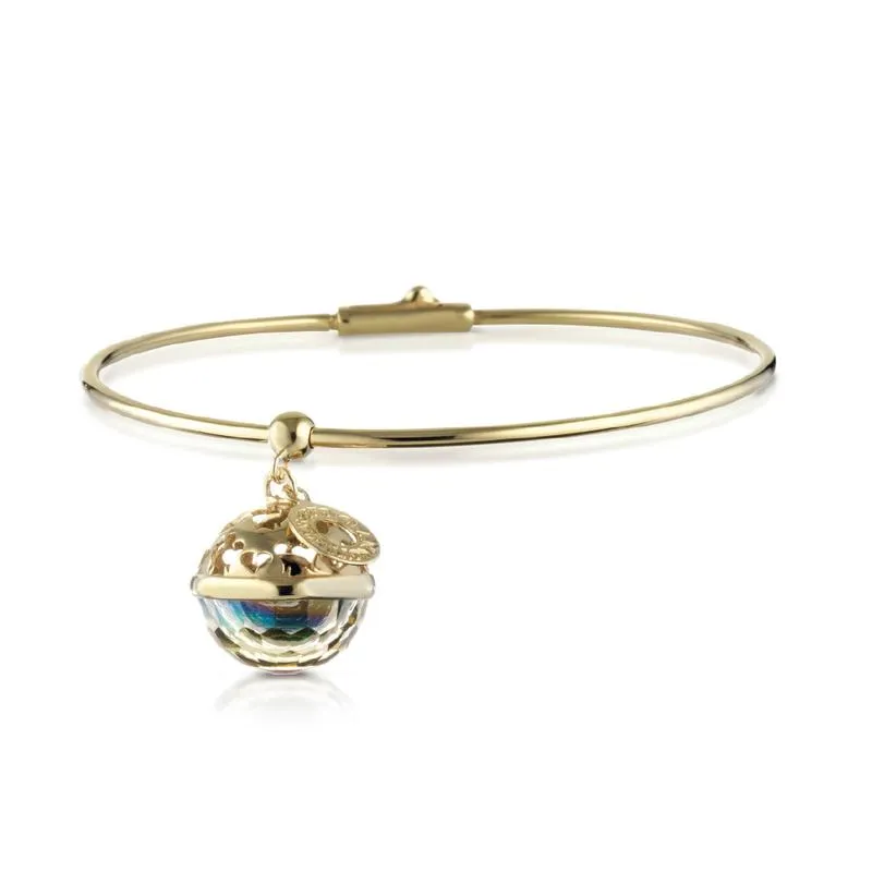 Bracciale con Chiama Angeli in Argento e Swarovski