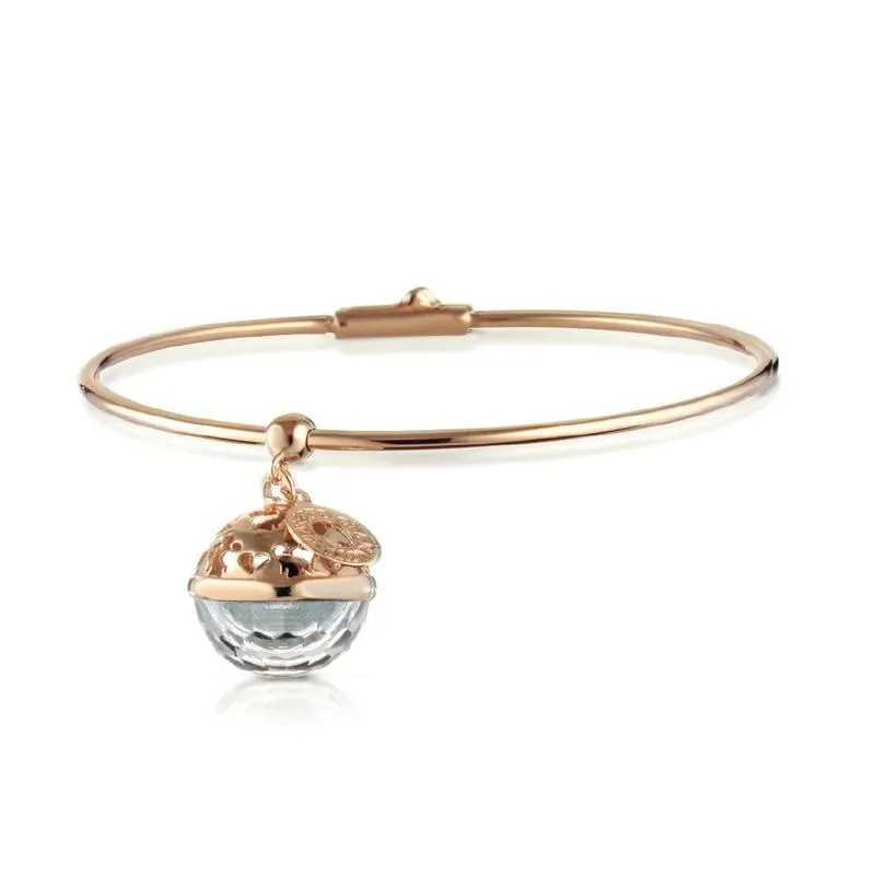 Bracciale con Chiama Angeli in Argento e Swarovski