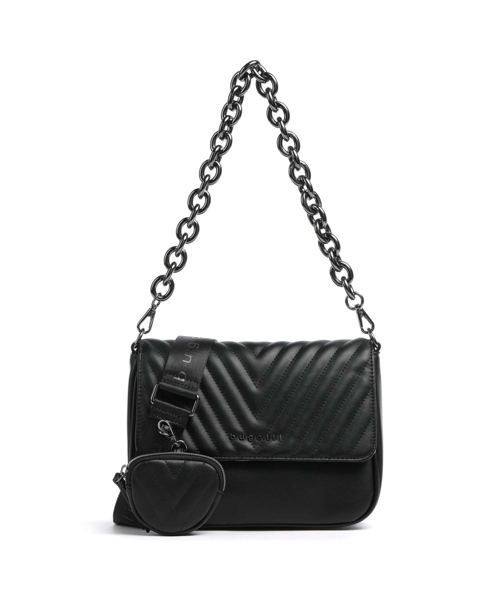  Bugatti Sira Borsa a spalla pelle sintetica nero  
