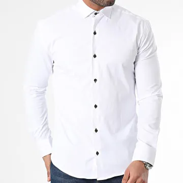 Camicia a maniche lunghe bianca
