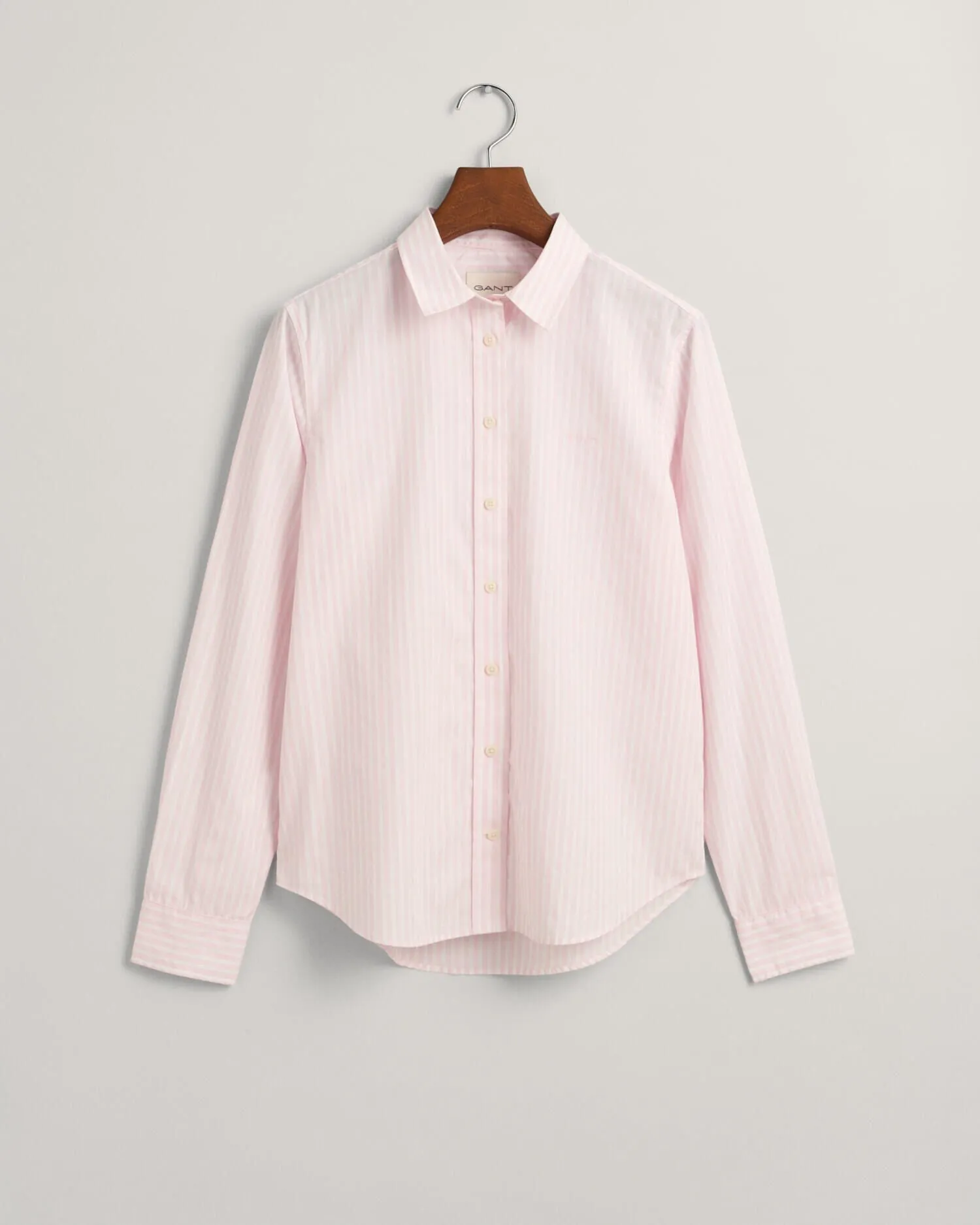 Camicia classica in popeline a righe regular fit    
