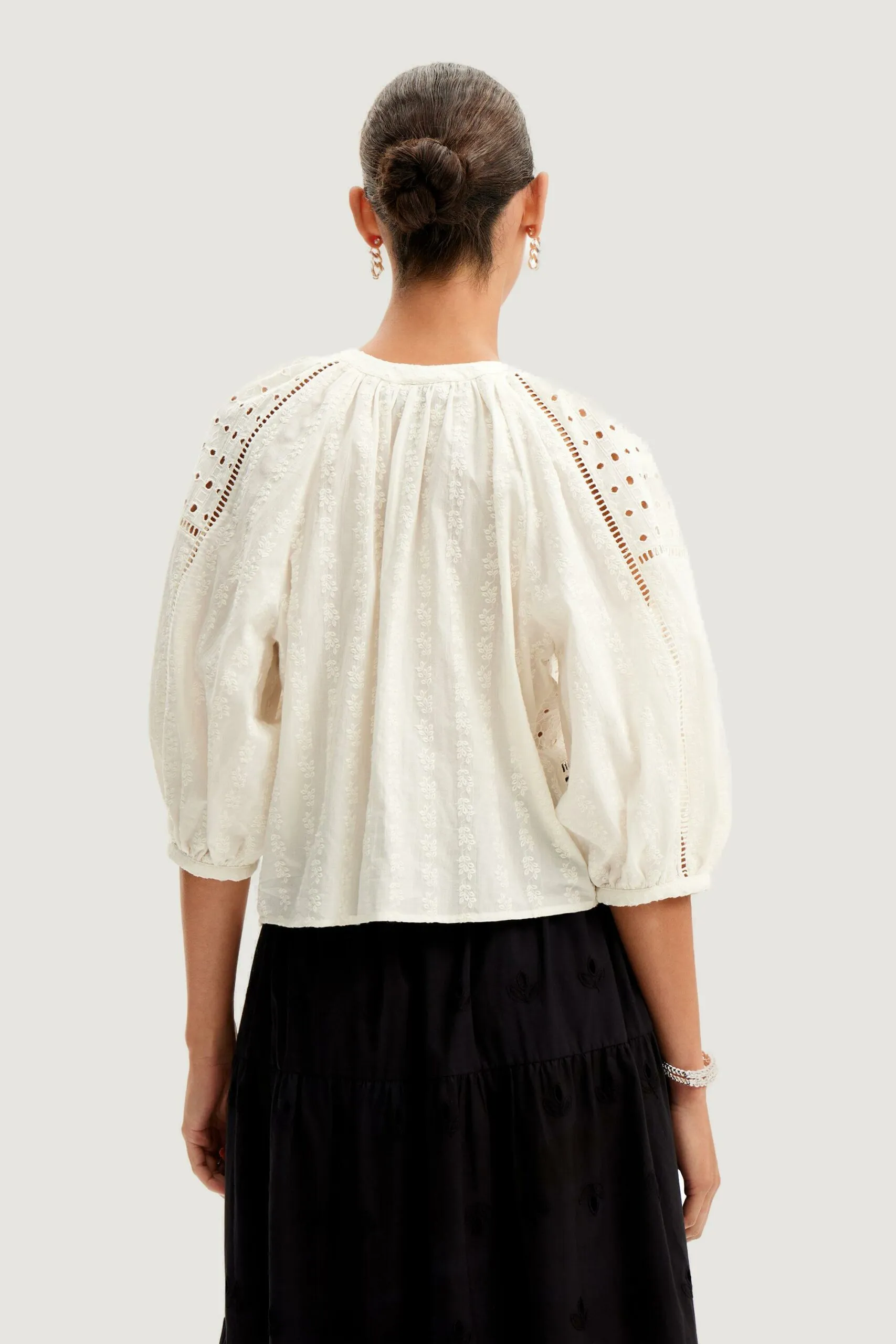 Camicia manica lunga Desigual JULIETA Bianco