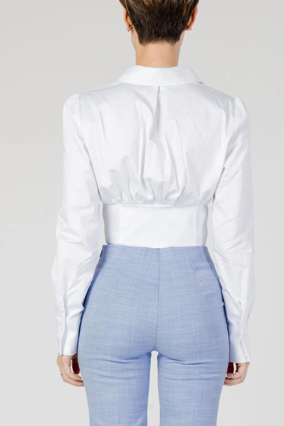 Camicia manica lunga Guess LS OLIVIA CORSET Bianco