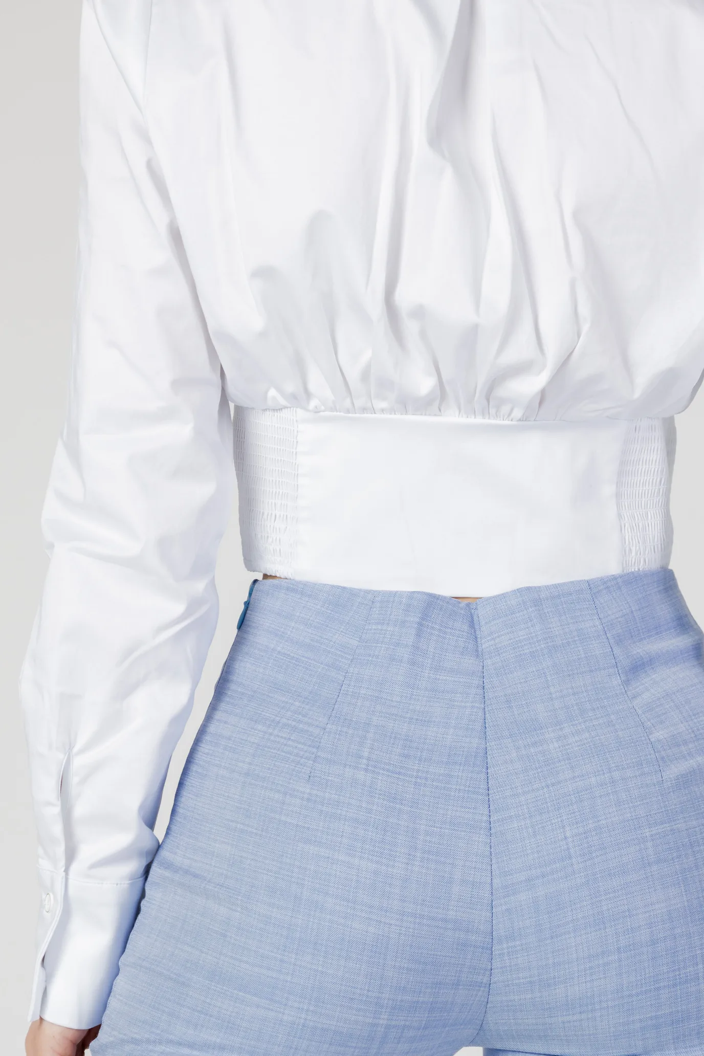 Camicia manica lunga Guess LS OLIVIA CORSET Bianco