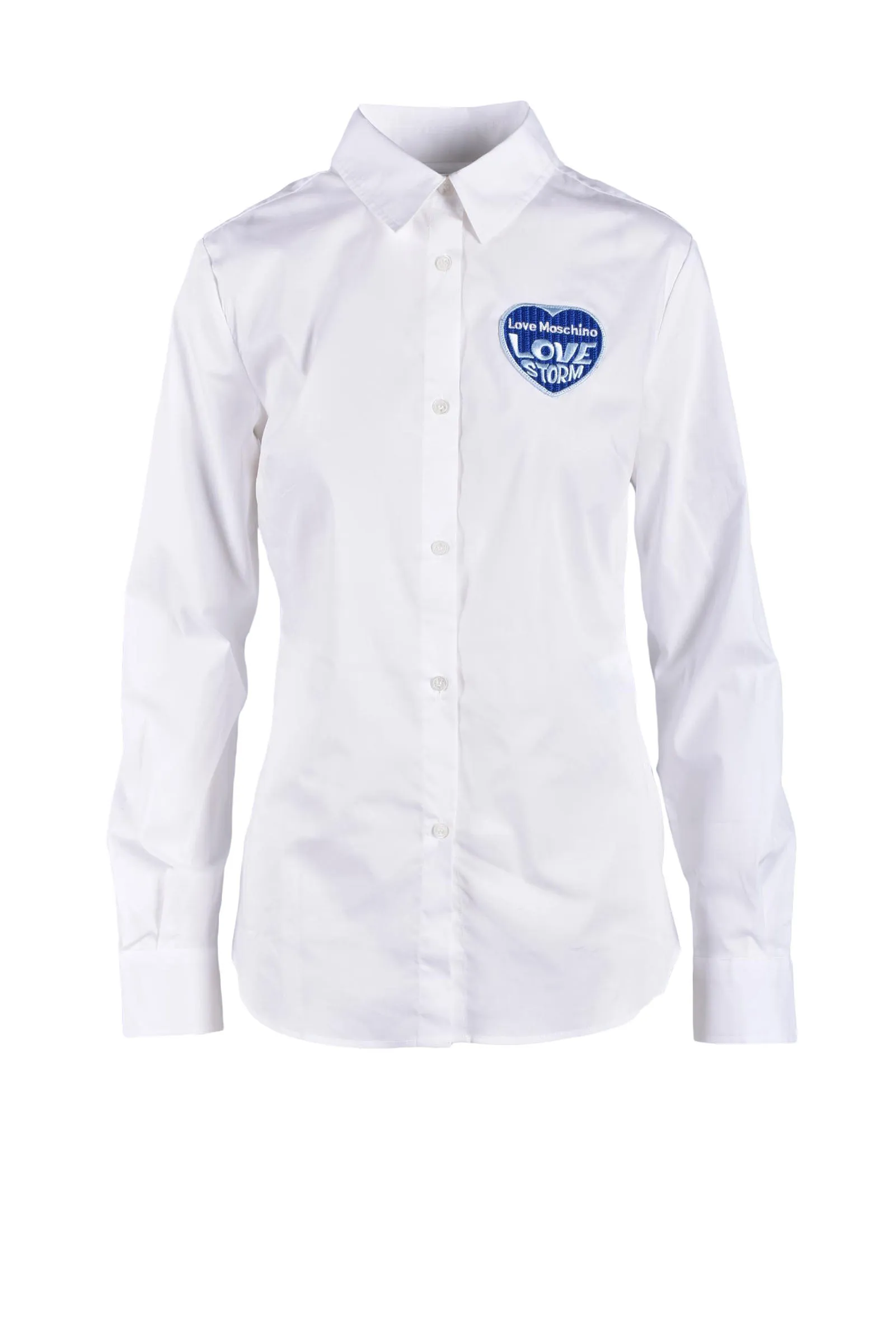 Camicia manica lunga Love Moschino  Bianco