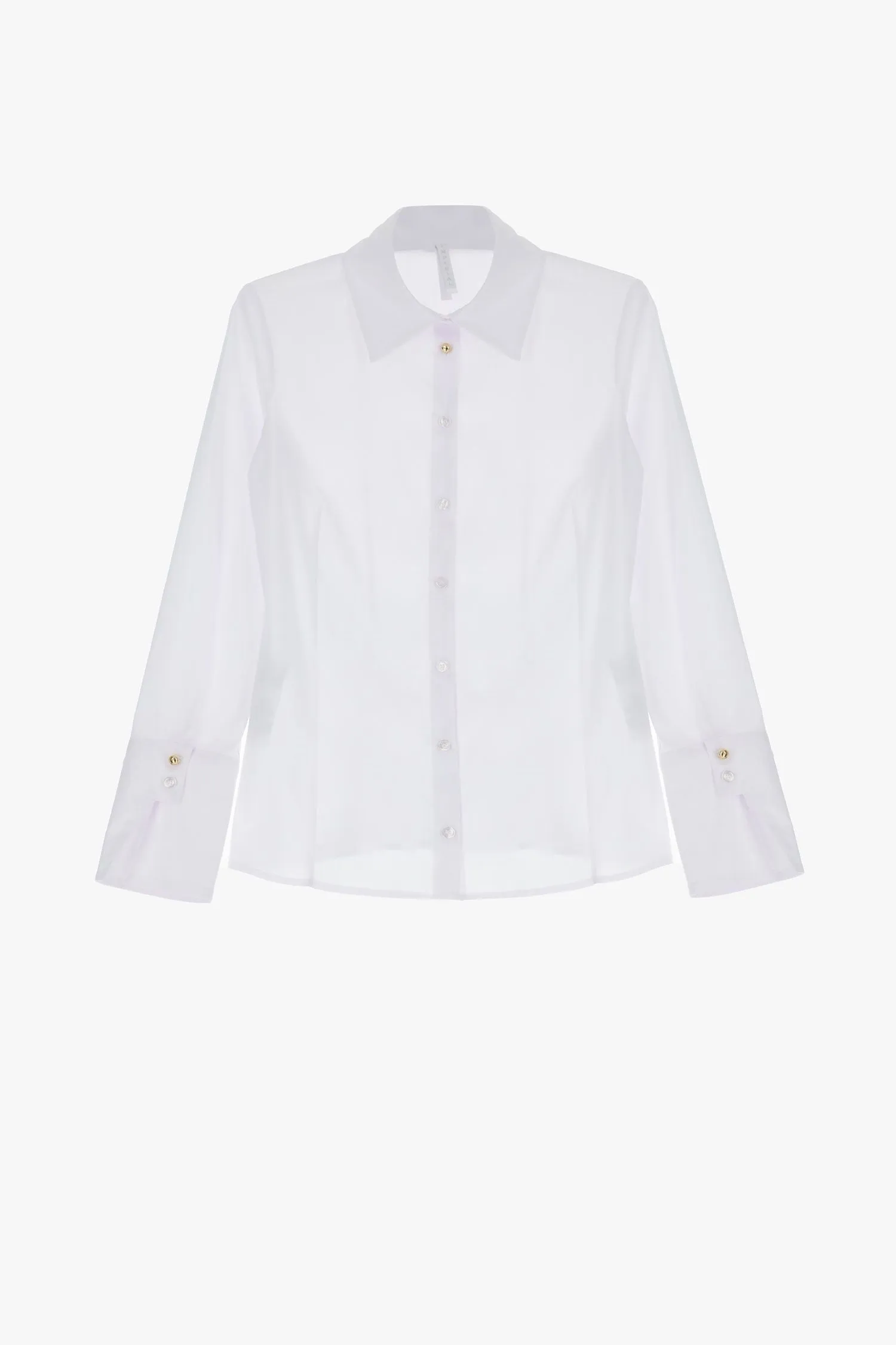 Camicia monocolour con colletto classico IMPERIAL