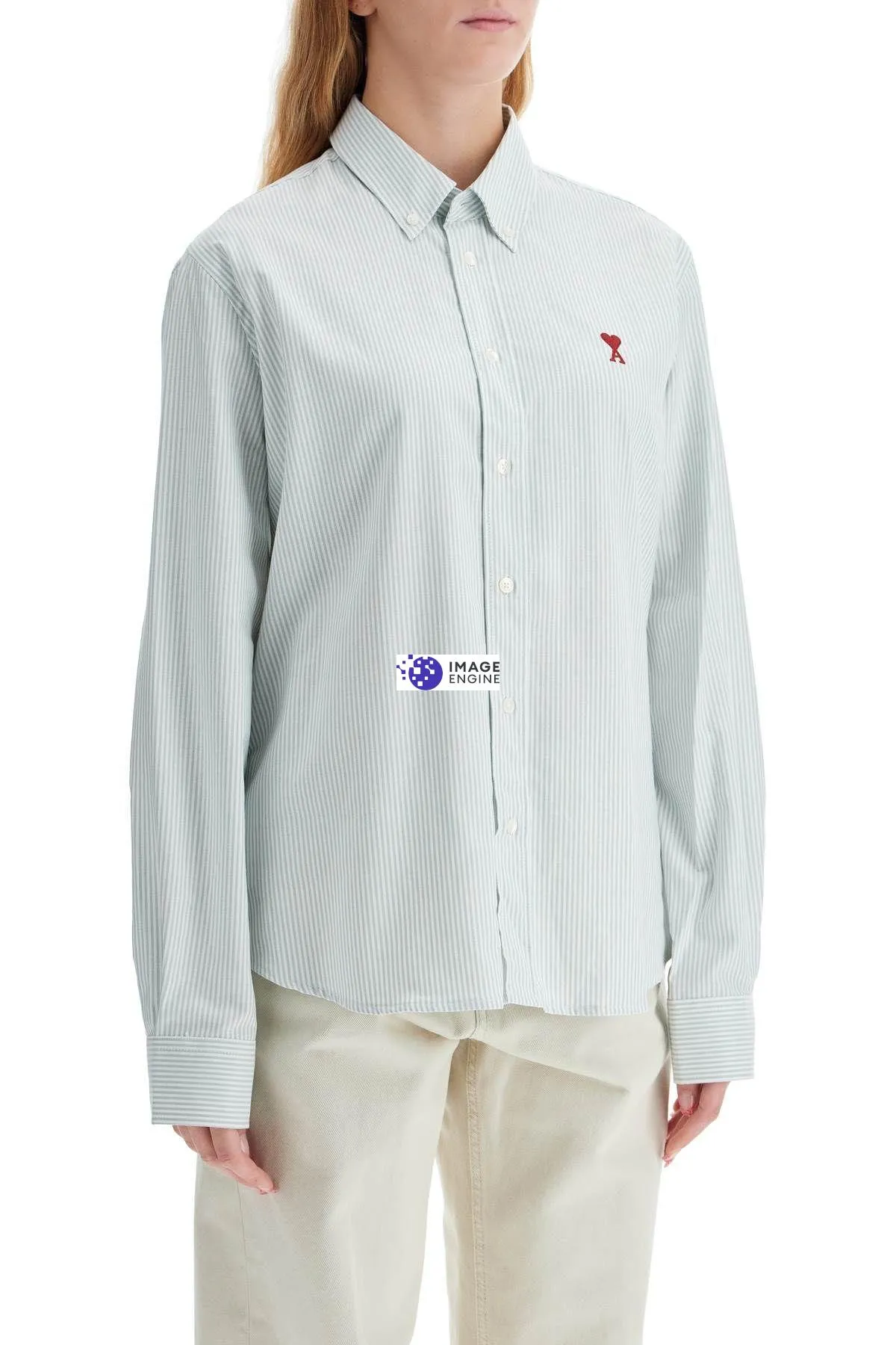 Camicia Oxford a righe Ami De Coeur