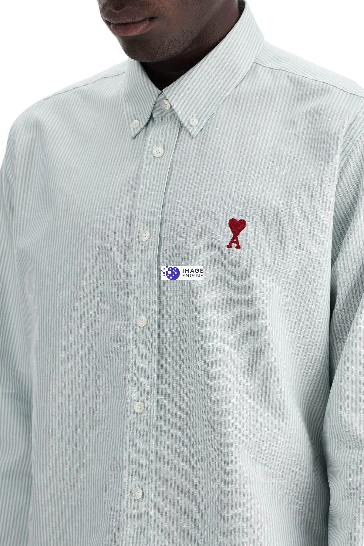Camicia Oxford a righe Ami De Coeur