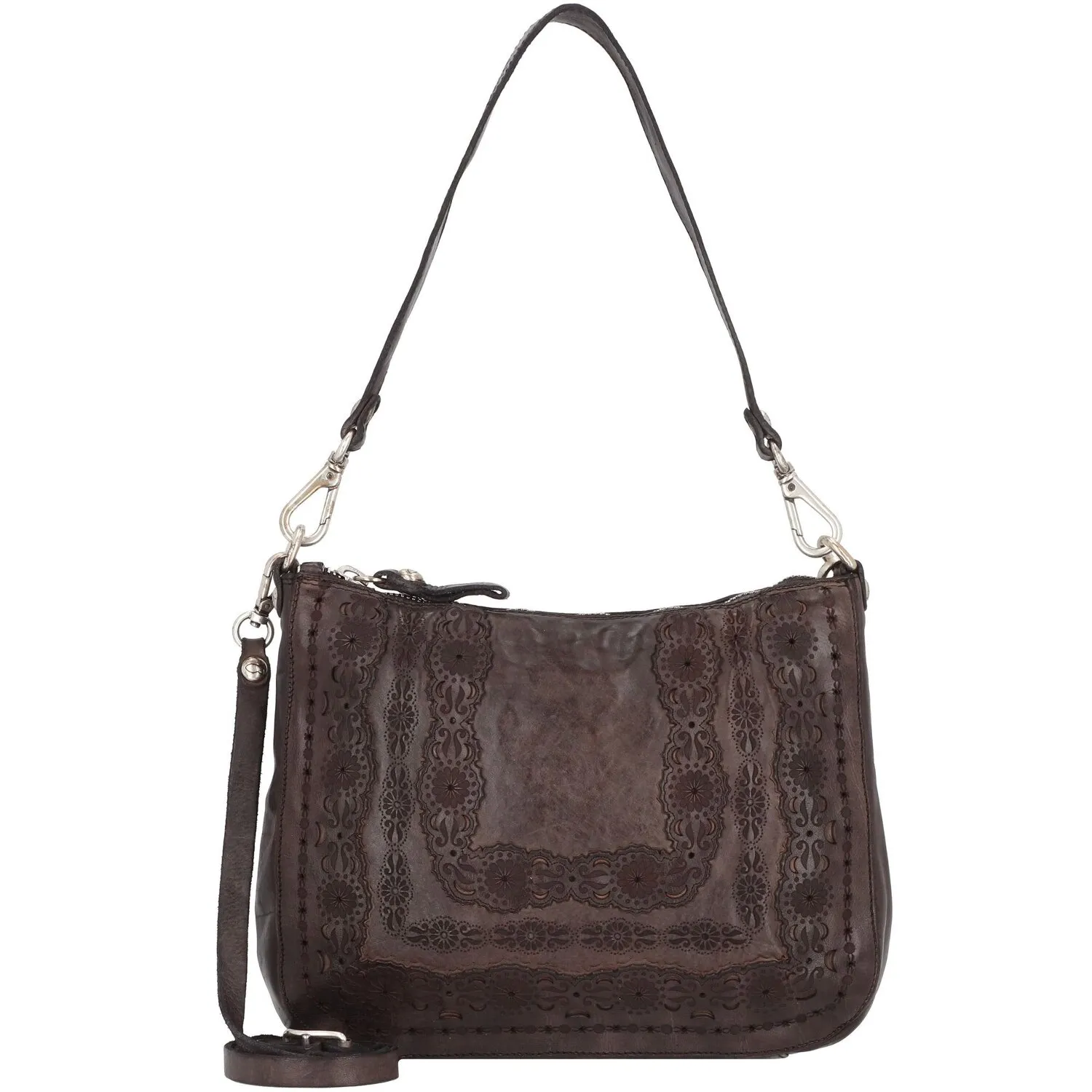 Campomaggi Borsa a tracolla in pelle 28 cm