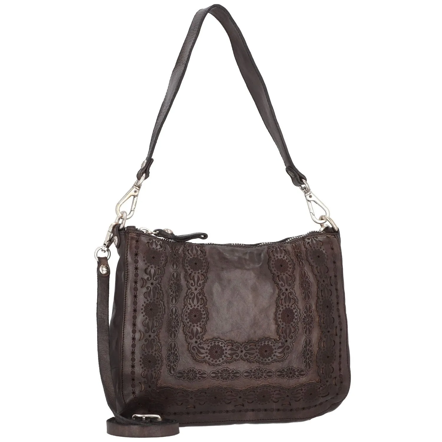 Campomaggi Borsa a tracolla in pelle 28 cm