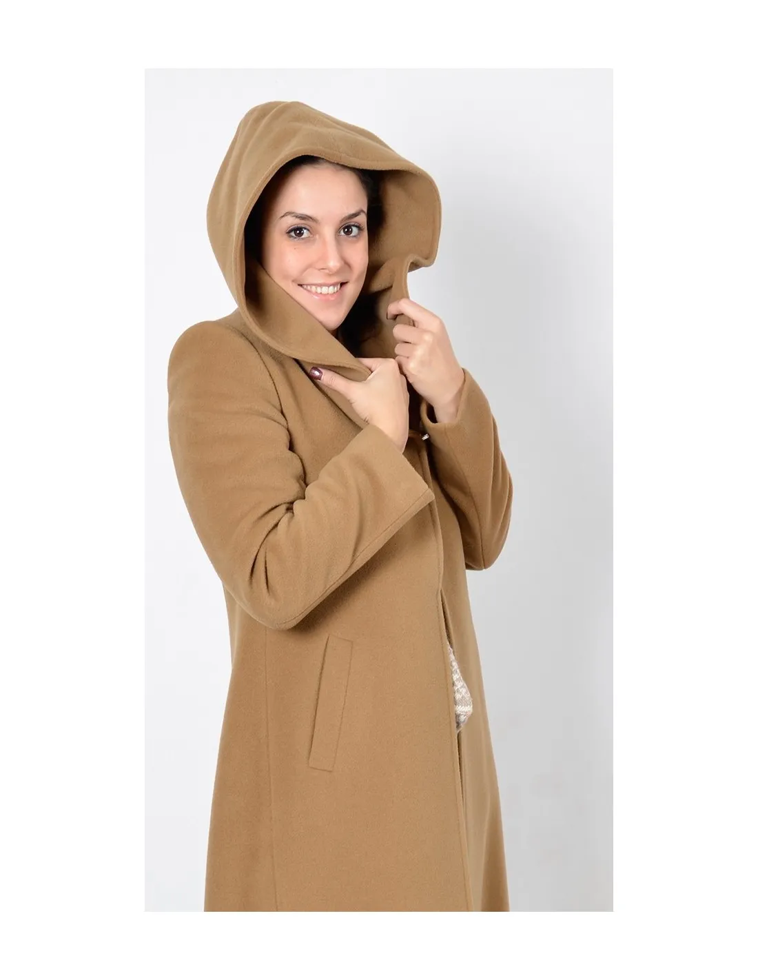 Cappotto Donna in lana mod Giulia Beige