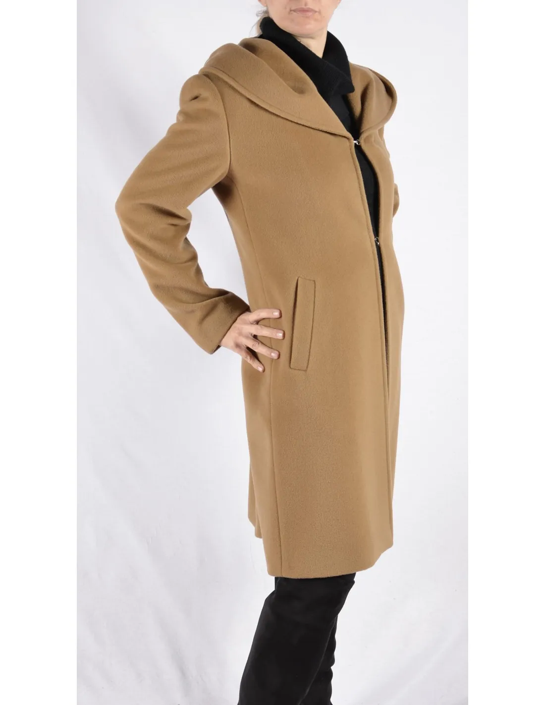 Cappotto Donna in lana mod Giulia Beige