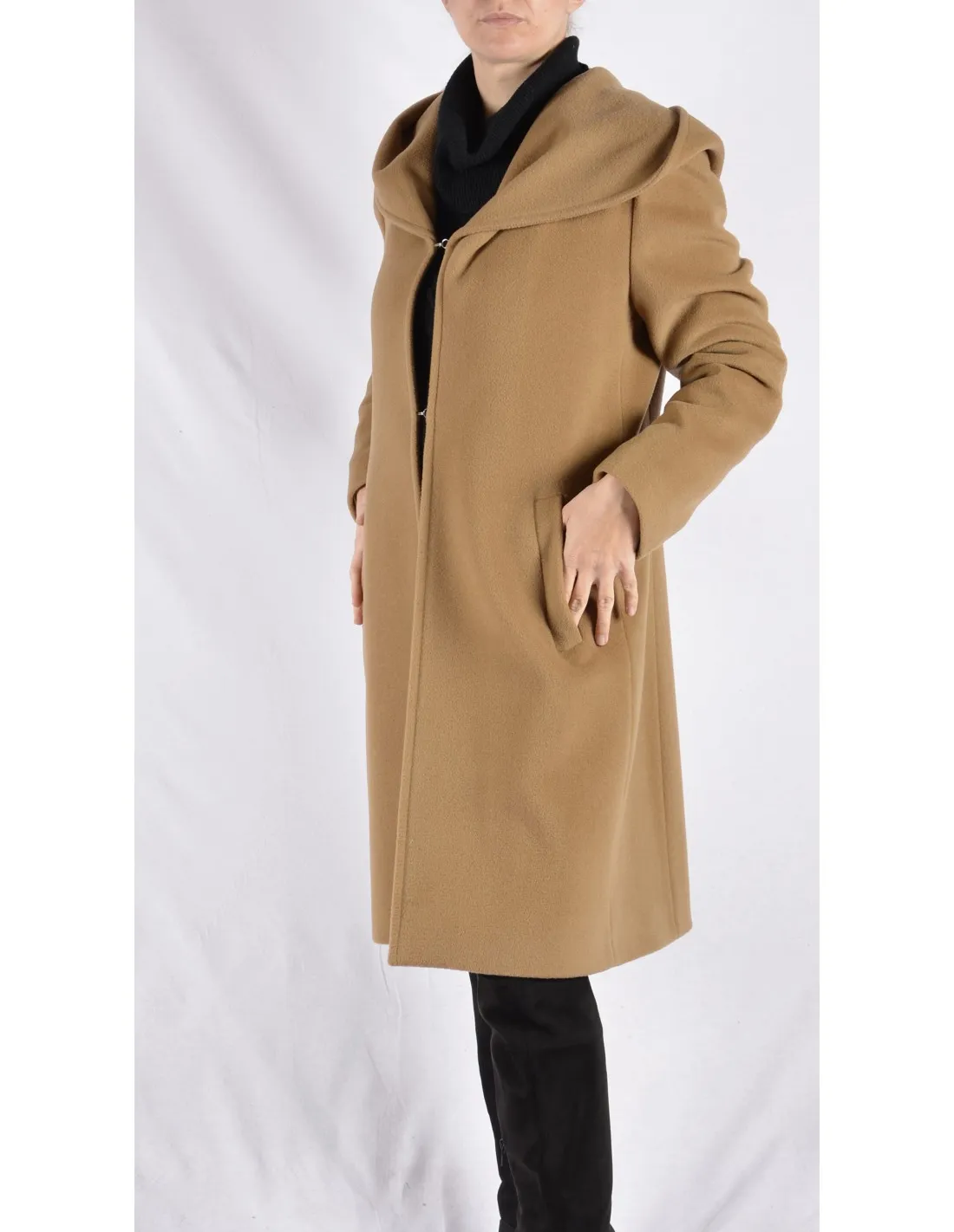 Cappotto Donna in lana mod Giulia Beige
