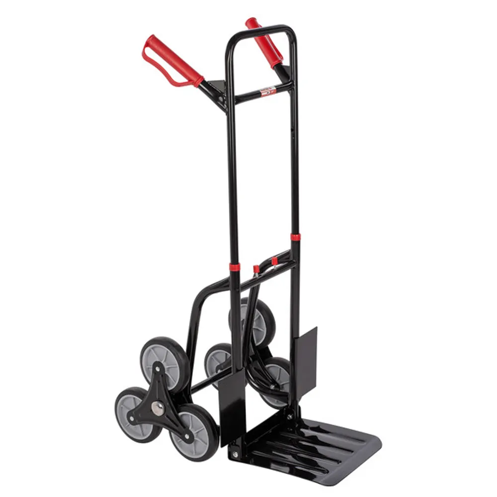 CARRELLO SCALE 6 RUOTE TRASPORTO PACCHI 120Kg PORTAPACCHI MANUALE KREATOR 
