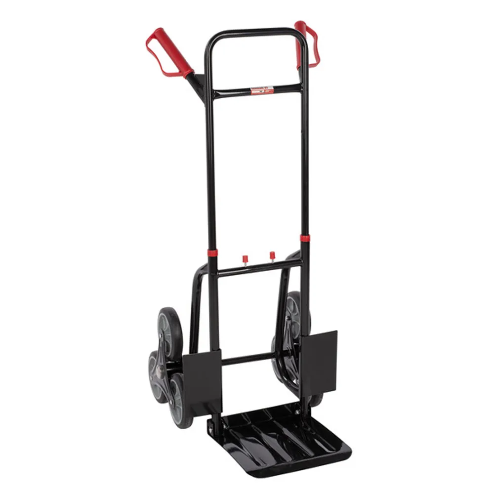 CARRELLO SCALE 6 RUOTE TRASPORTO PACCHI 120Kg PORTAPACCHI MANUALE KREATOR 