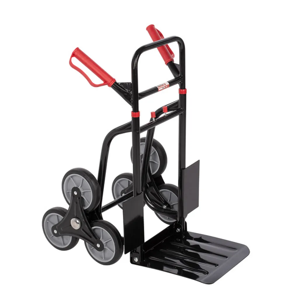CARRELLO SCALE 6 RUOTE TRASPORTO PACCHI 120Kg PORTAPACCHI MANUALE KREATOR 