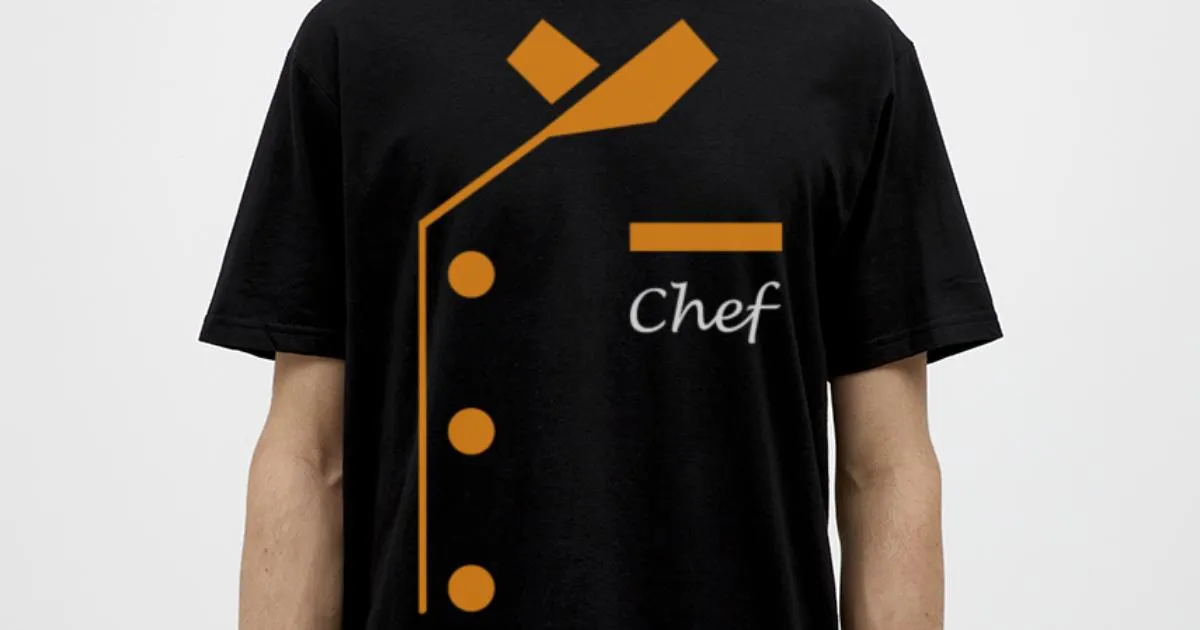 'Chef di cucina divertente uniforme' Maglietta uomo 