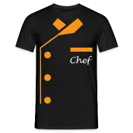 'Chef di cucina divertente uniforme' Maglietta uomo 